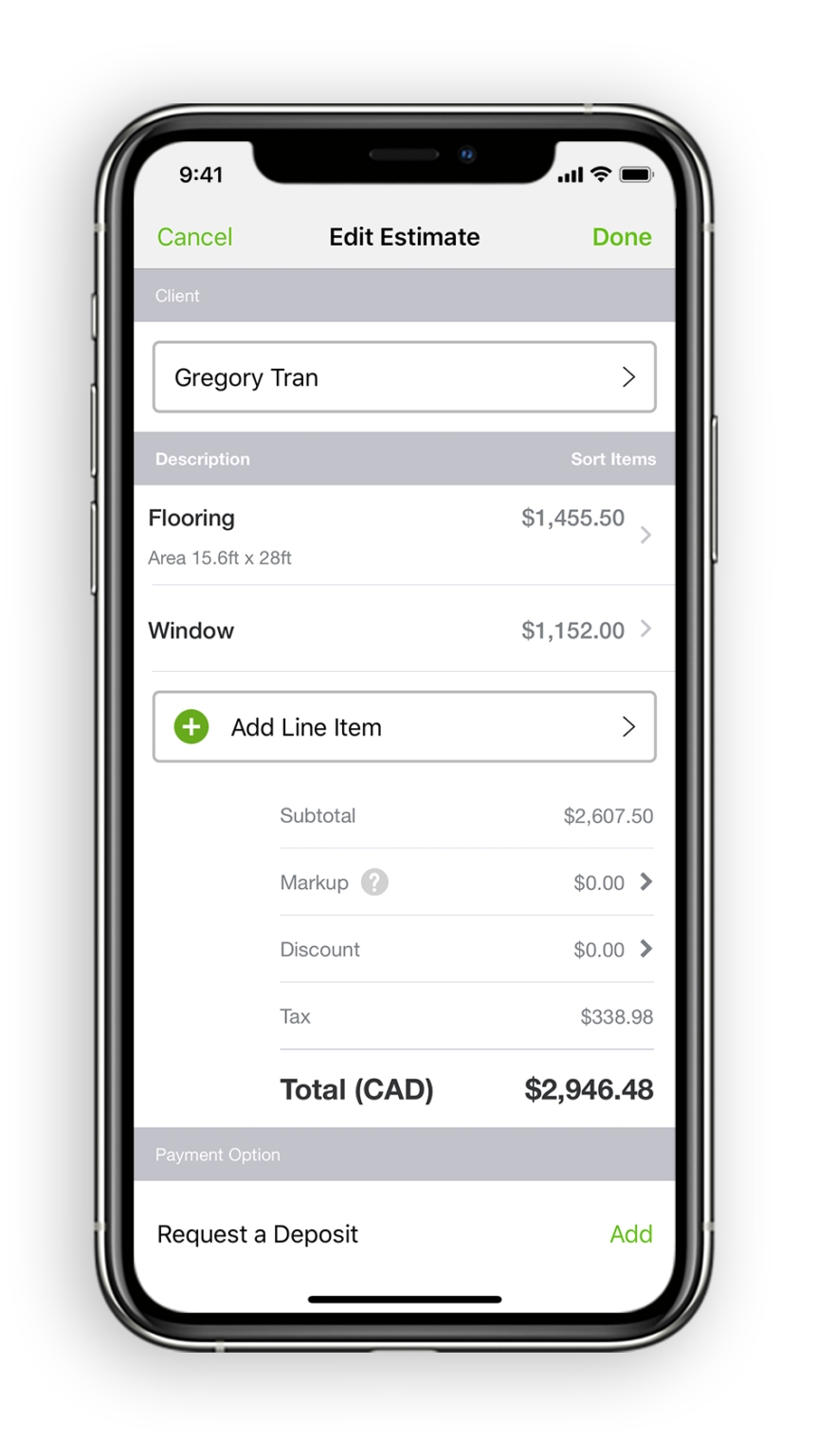 joist app invoice